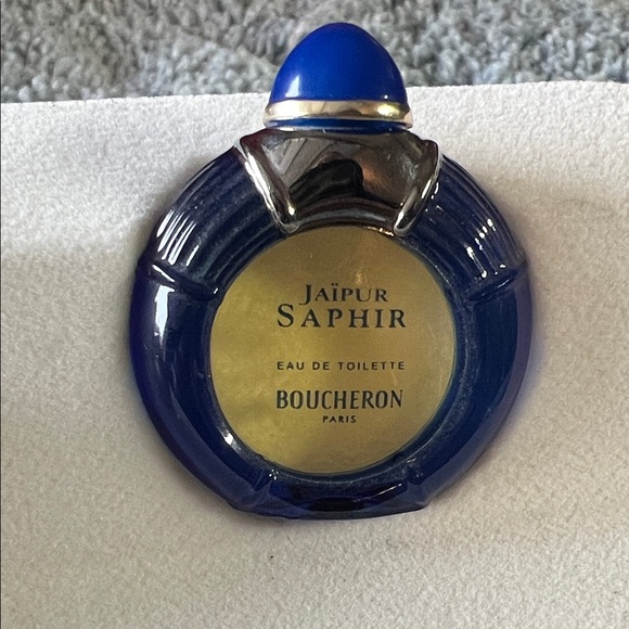 Boucheron Perfume Set with Blue and Gold Accents - Picture 2 of 7